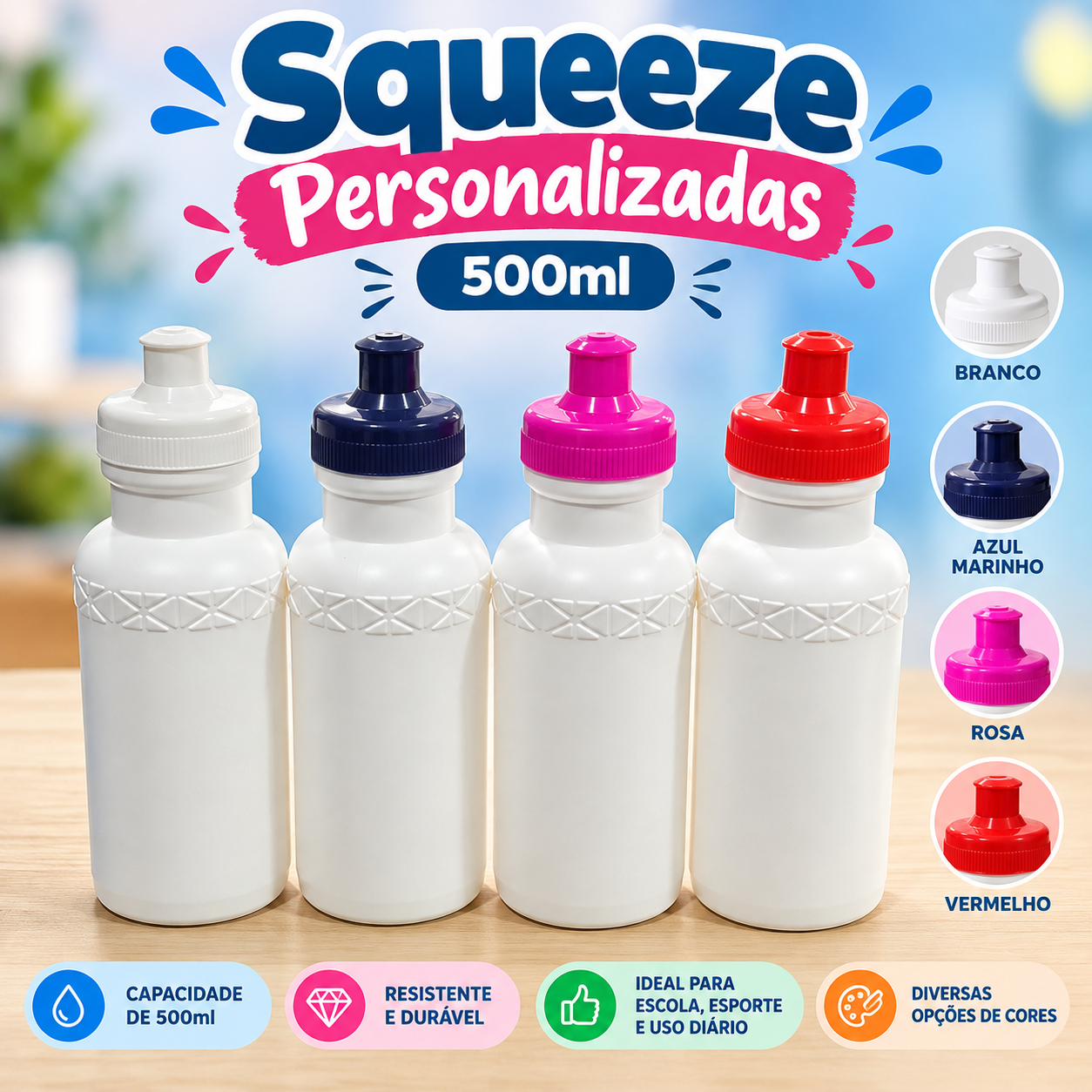 Squeezes Personalizadas