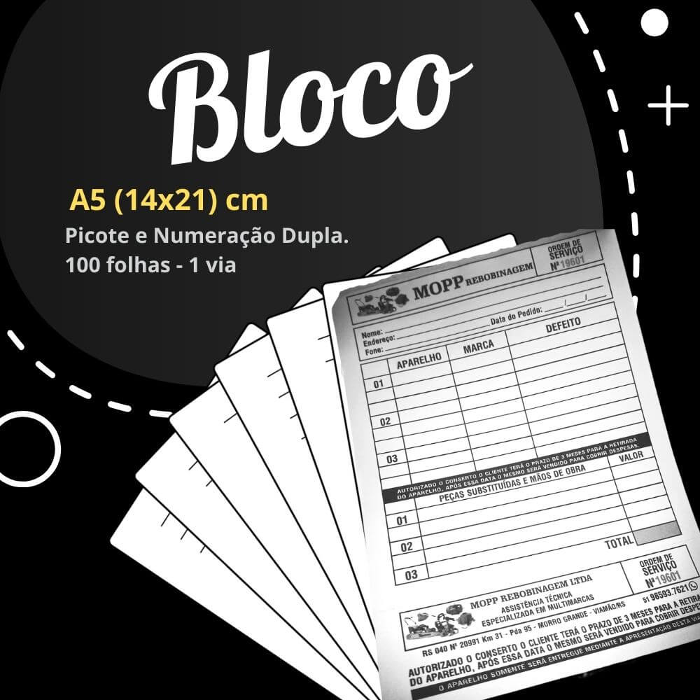 12 Blocos Numerados -Tamanho 14x21cm