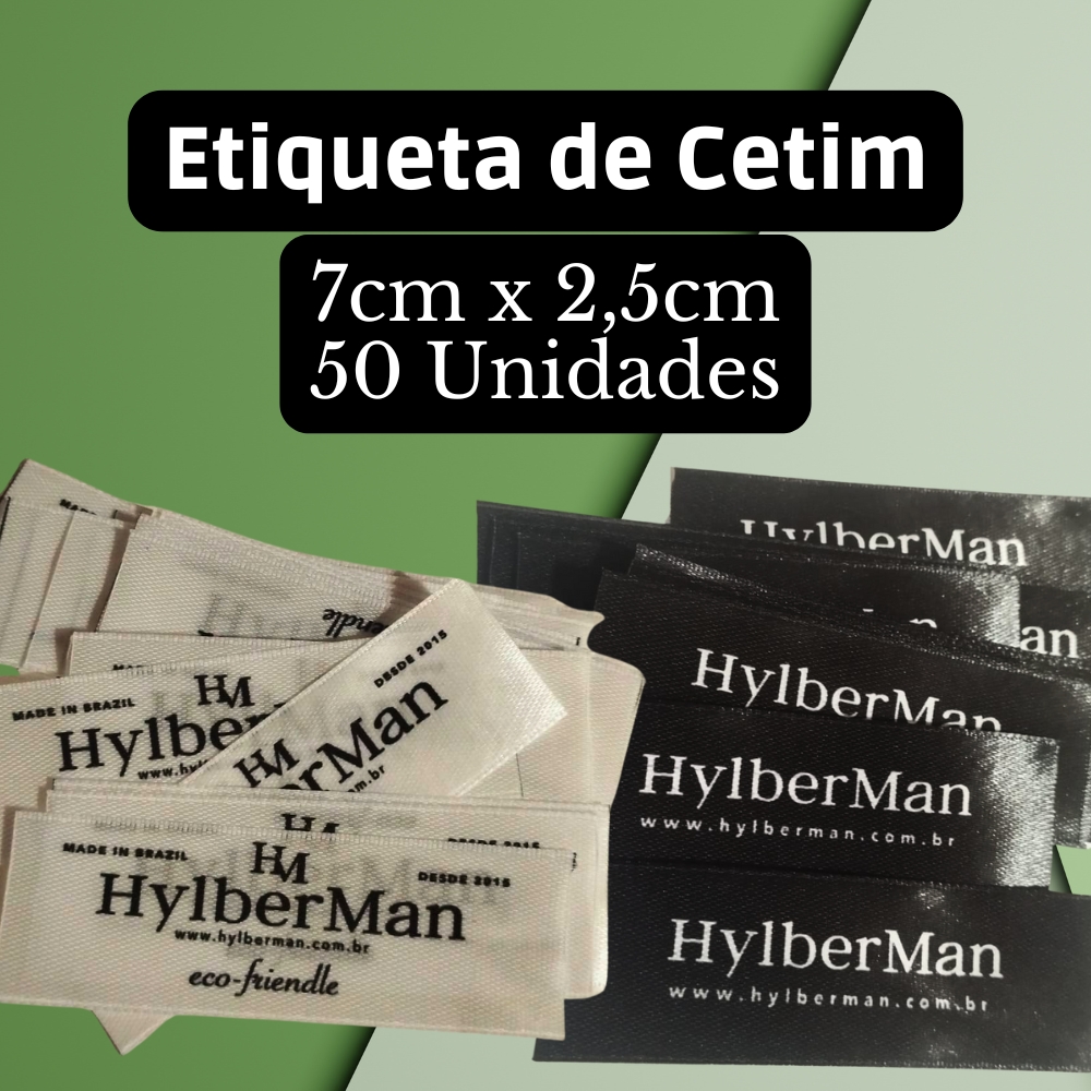 50 Unidades Etiqueta de Cetim