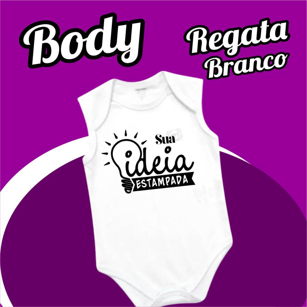 BODY Bebê Regata - Branco