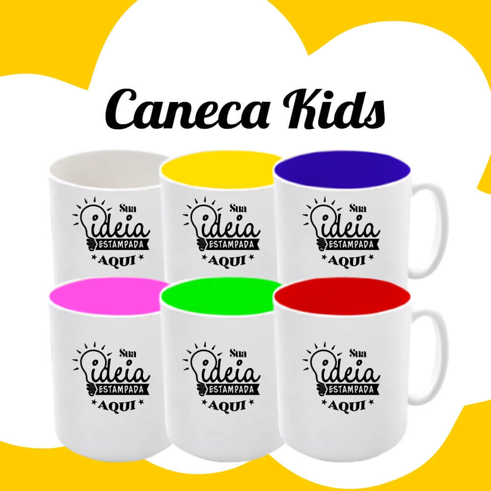 Caneca Kids Plástico Resistente 325ml
