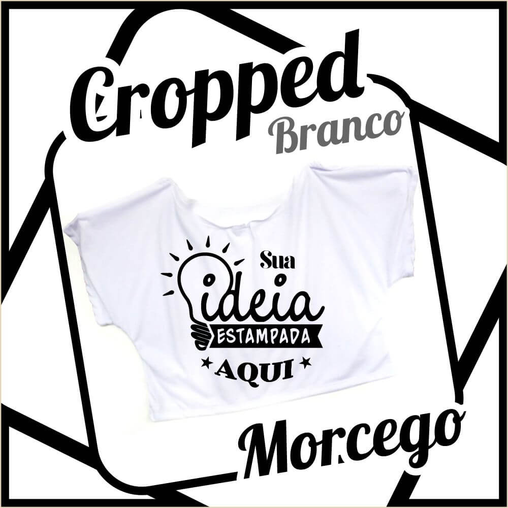 Cropped Morcego - Branco