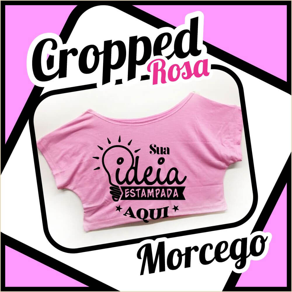 Cropped Morcego - Rosa