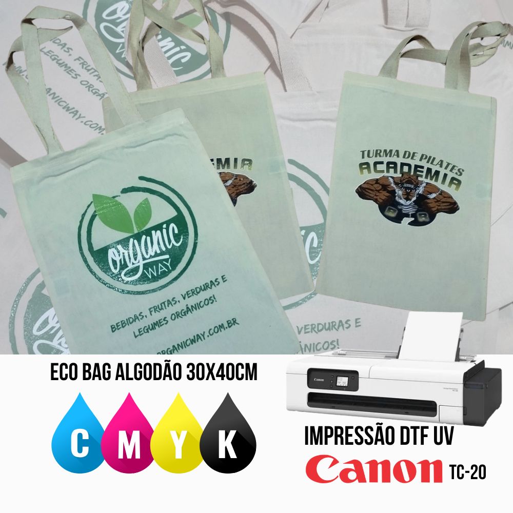 Eco Bag Algodão 30x40cm