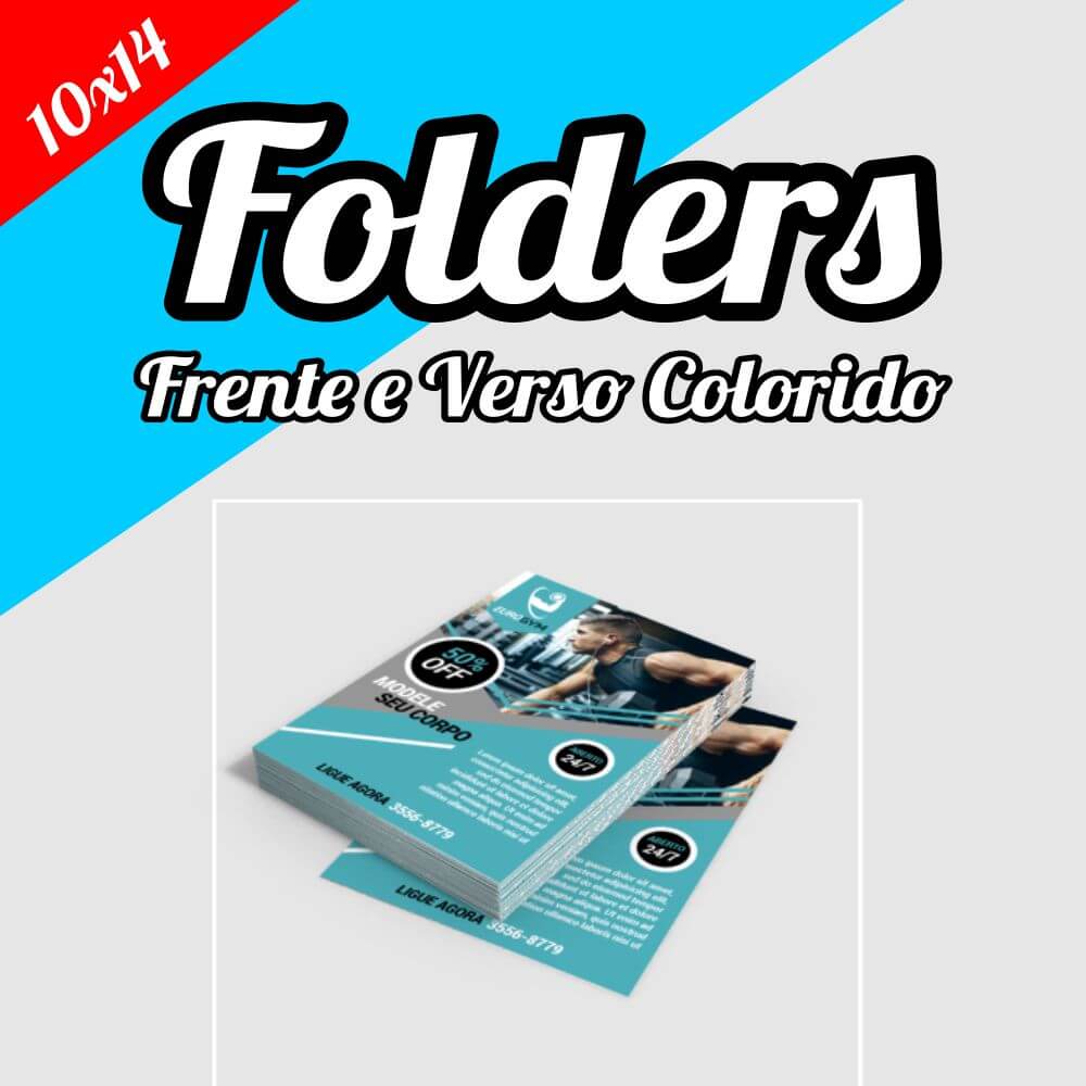 Folder 10x14 • Panfleto • Flyer