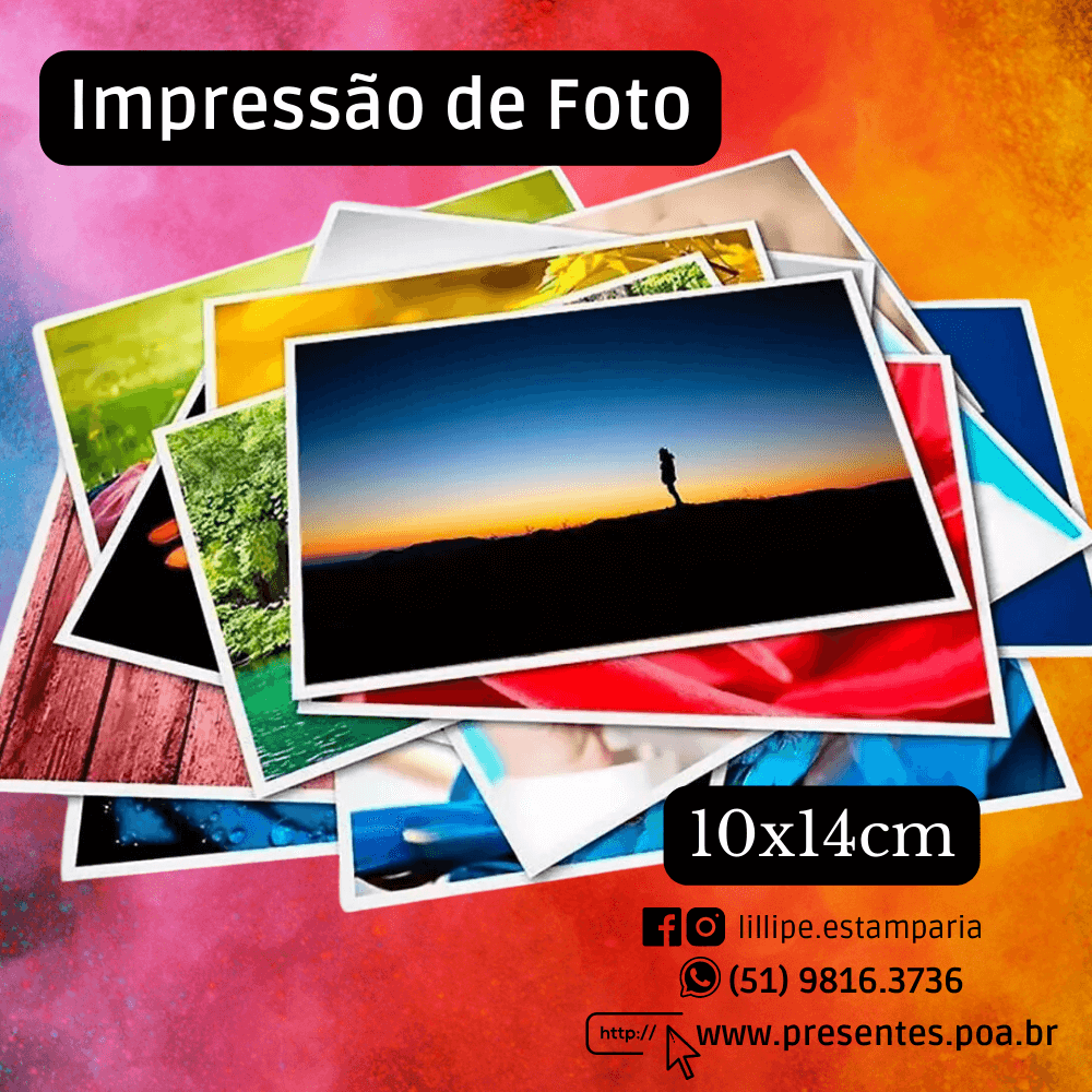 Impressão de Foto 10x14cm