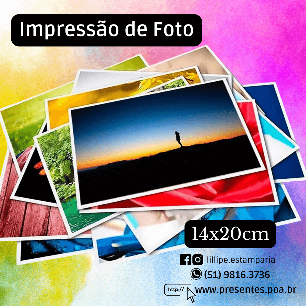 Impressão de Foto 14x20cm