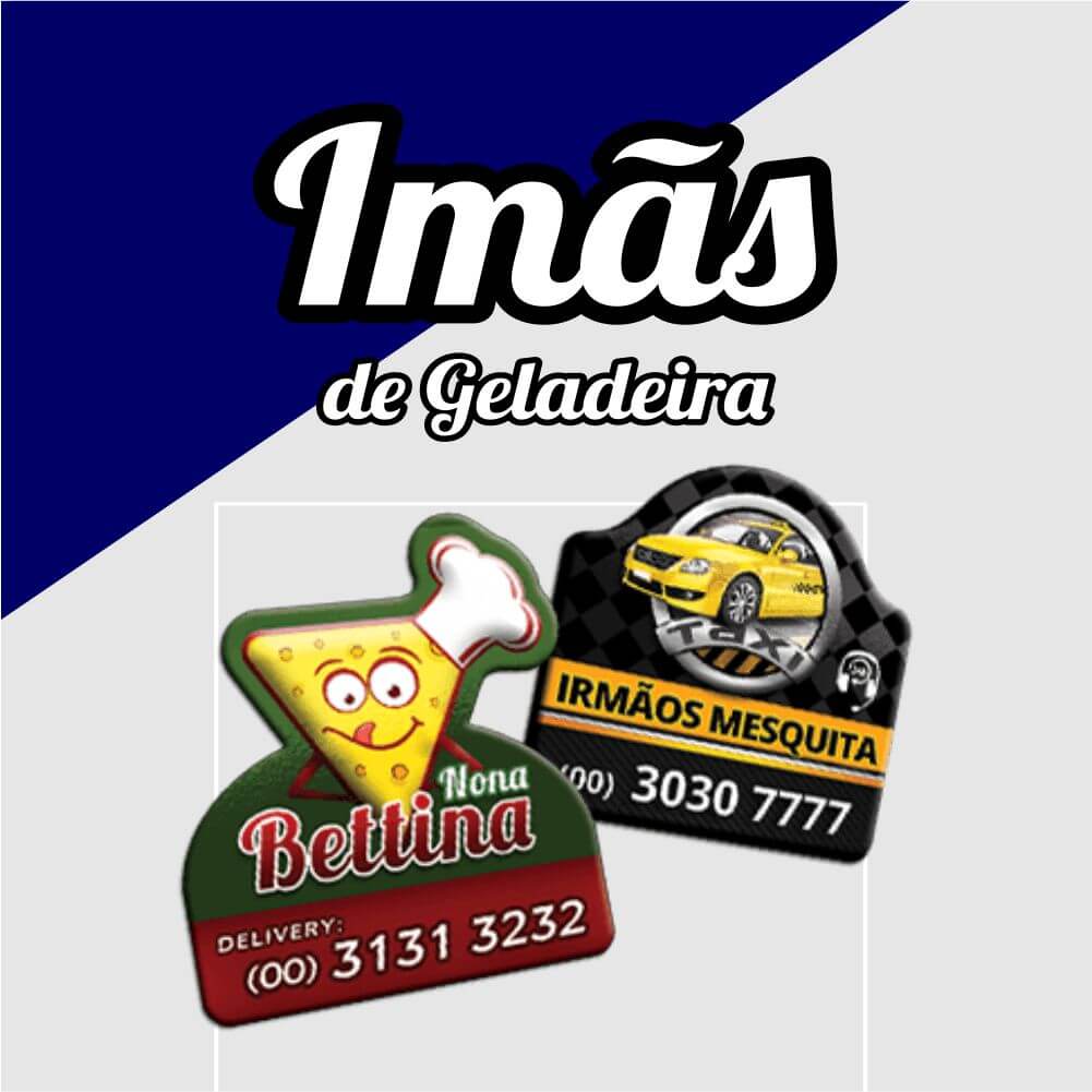 1000 Imãs de Geladeira
