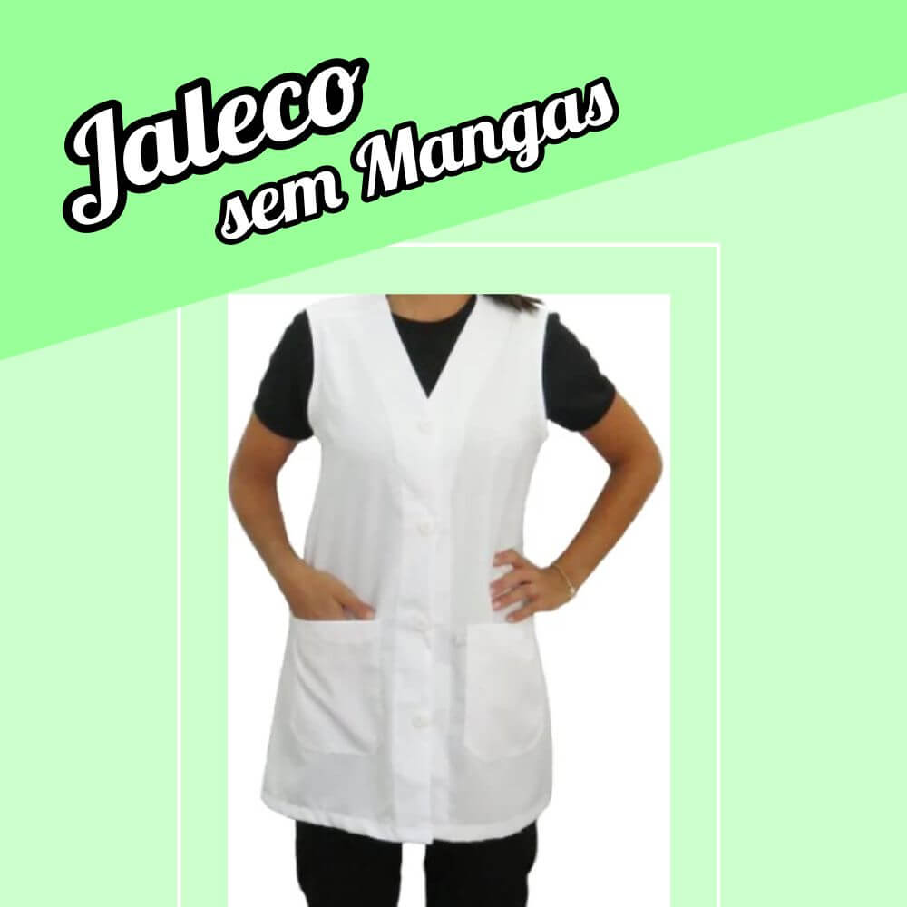 Jaleco branco - REGATA