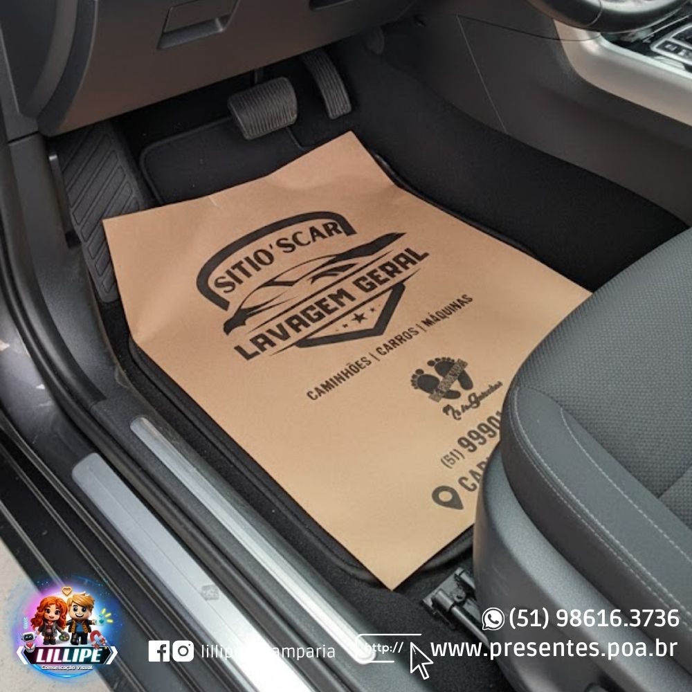 Tapete Papel Kraft Personalizado