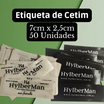50 Unidades Etiqueta de Cetim